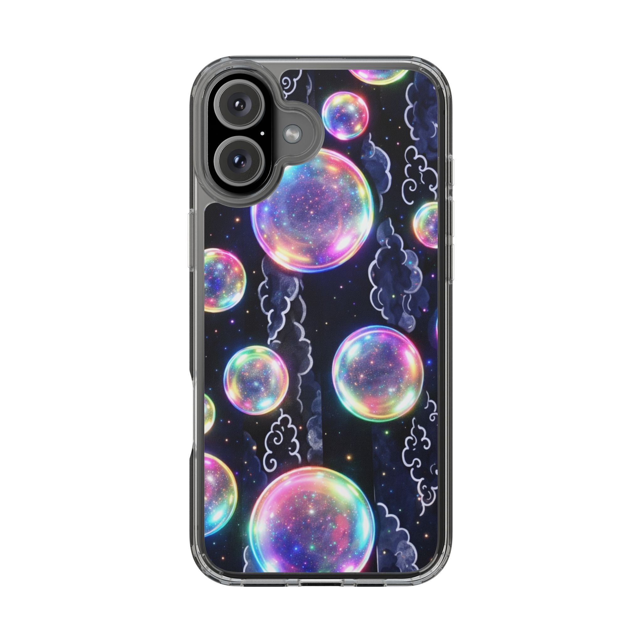 Original Iridescent Bubble Phone Case | Digital Art Aesthetic iPhone Cover