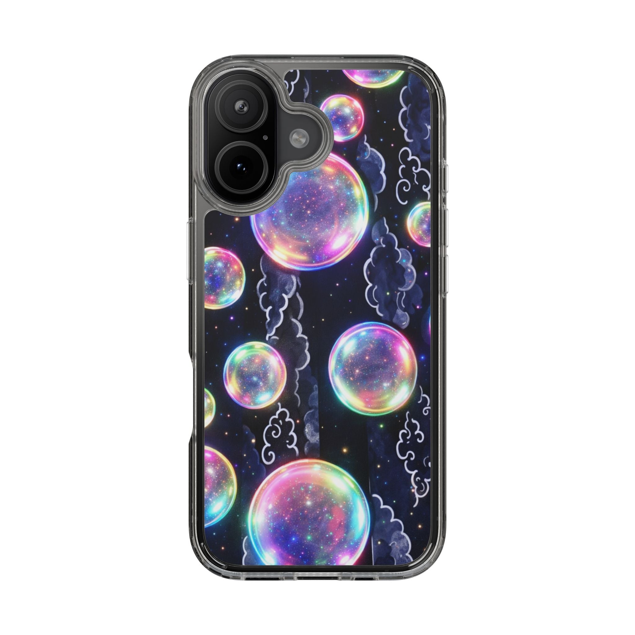 Original Iridescent Bubble Phone Case | Digital Art Aesthetic iPhone Cover