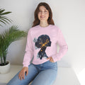 Rooted Lit From Within Sweatshirt — Inspirational Women's Silhouette Crewneck
