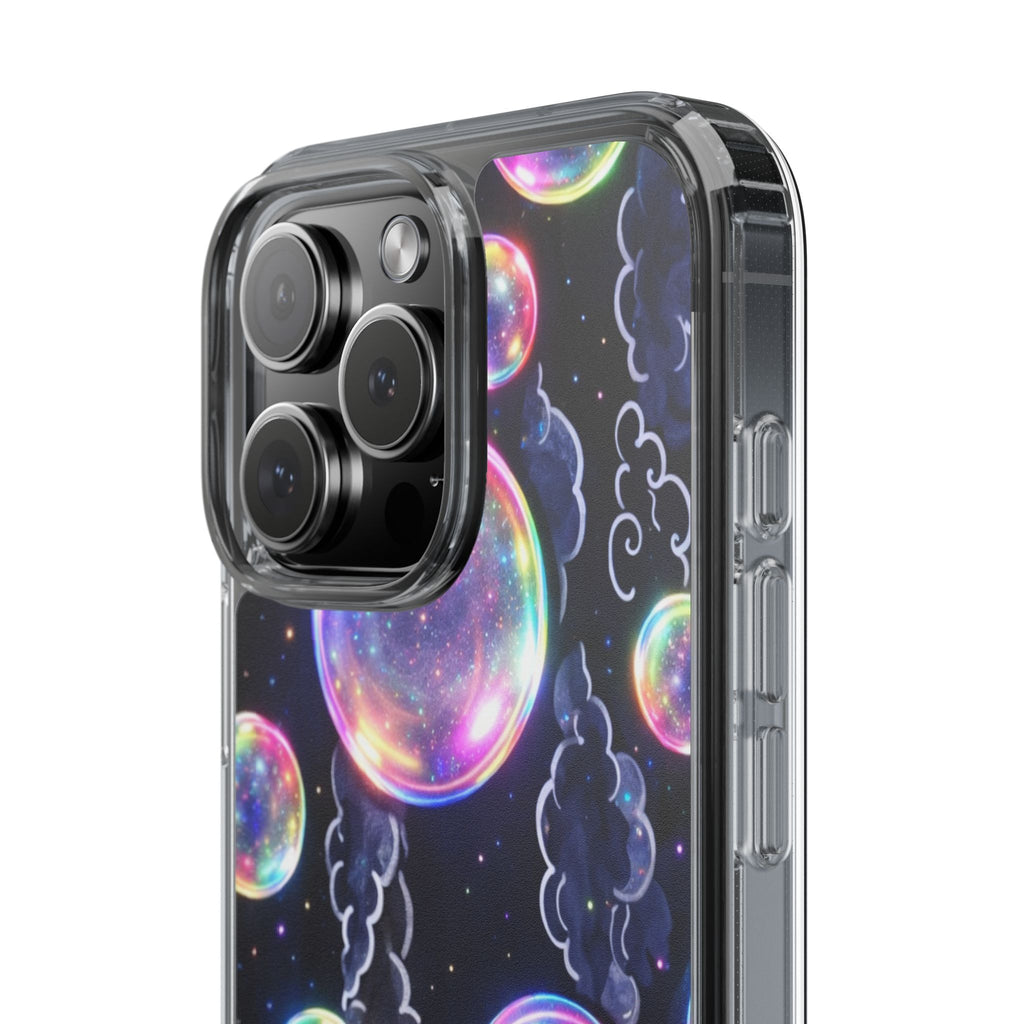 Original Iridescent Bubble Phone Case | Digital Art Aesthetic iPhone Cover