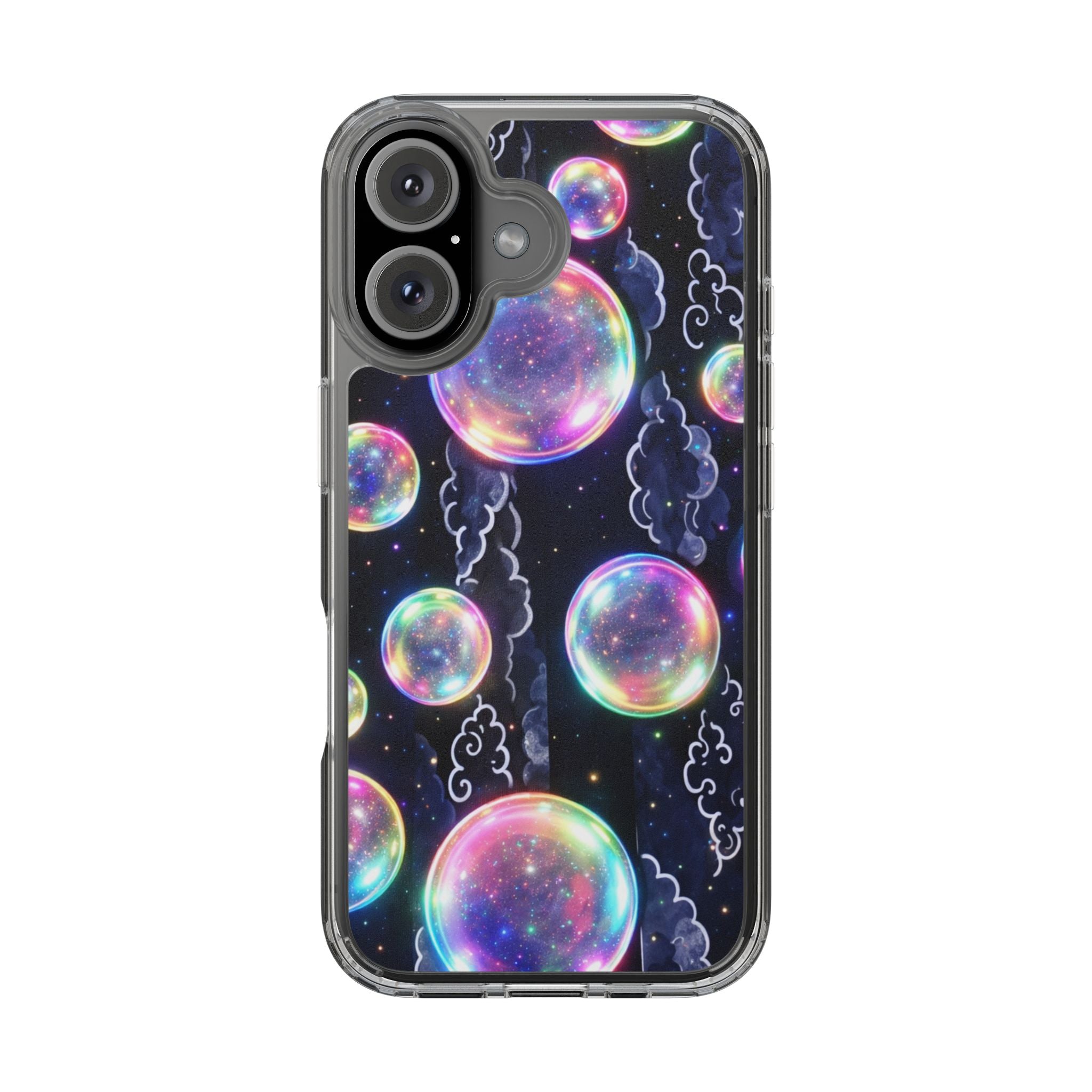Original Iridescent Bubble Phone Case | Digital Art Aesthetic iPhone Cover