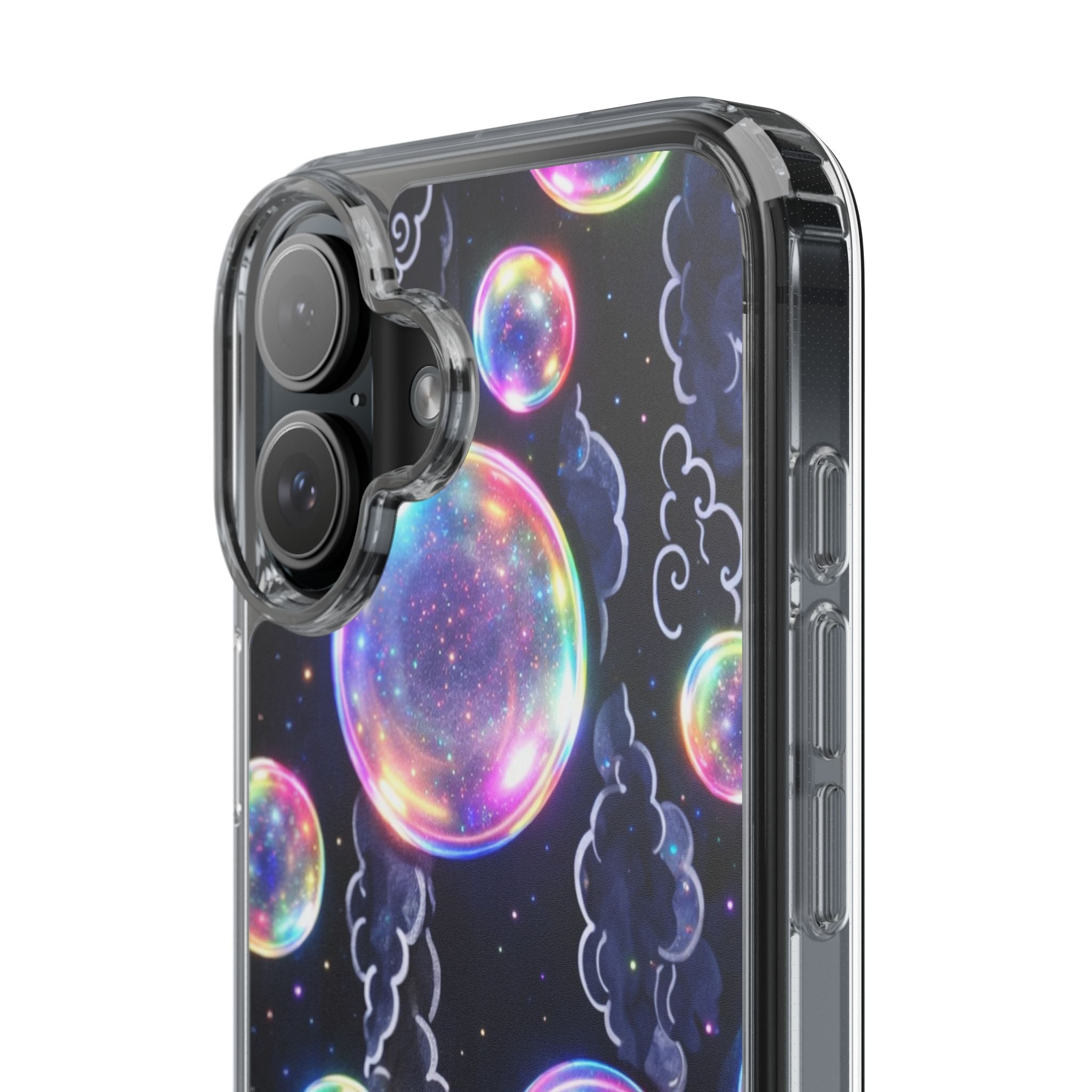 Original Iridescent Bubble Phone Case | Digital Art Aesthetic iPhone Cover