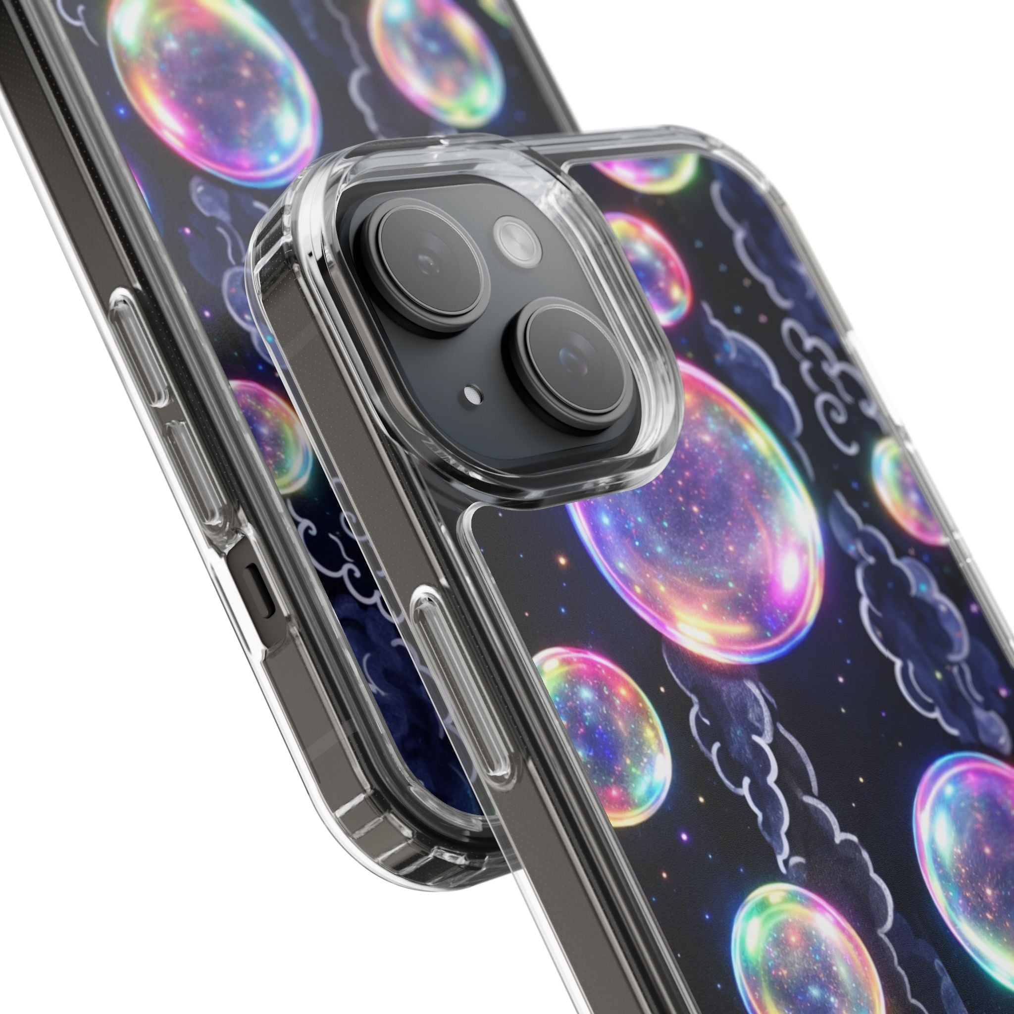 Original Iridescent Bubble Phone Case | Digital Art Aesthetic iPhone Cover