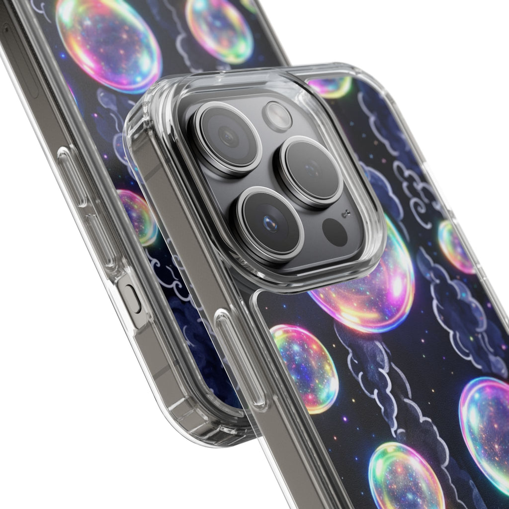 Original Iridescent Bubble Phone Case | Digital Art Aesthetic iPhone Cover
