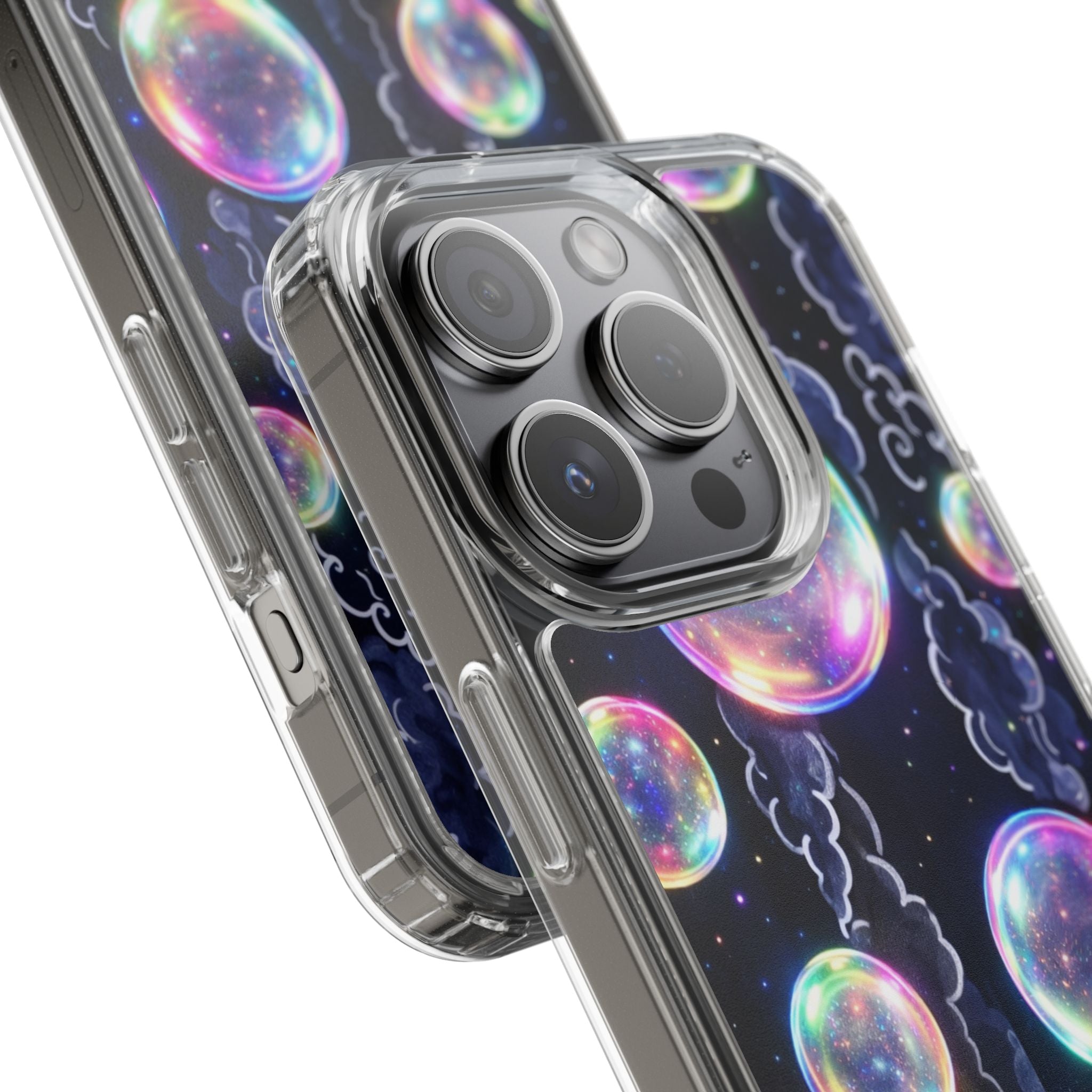 Original Iridescent Bubble Phone Case | Digital Art Aesthetic iPhone Cover