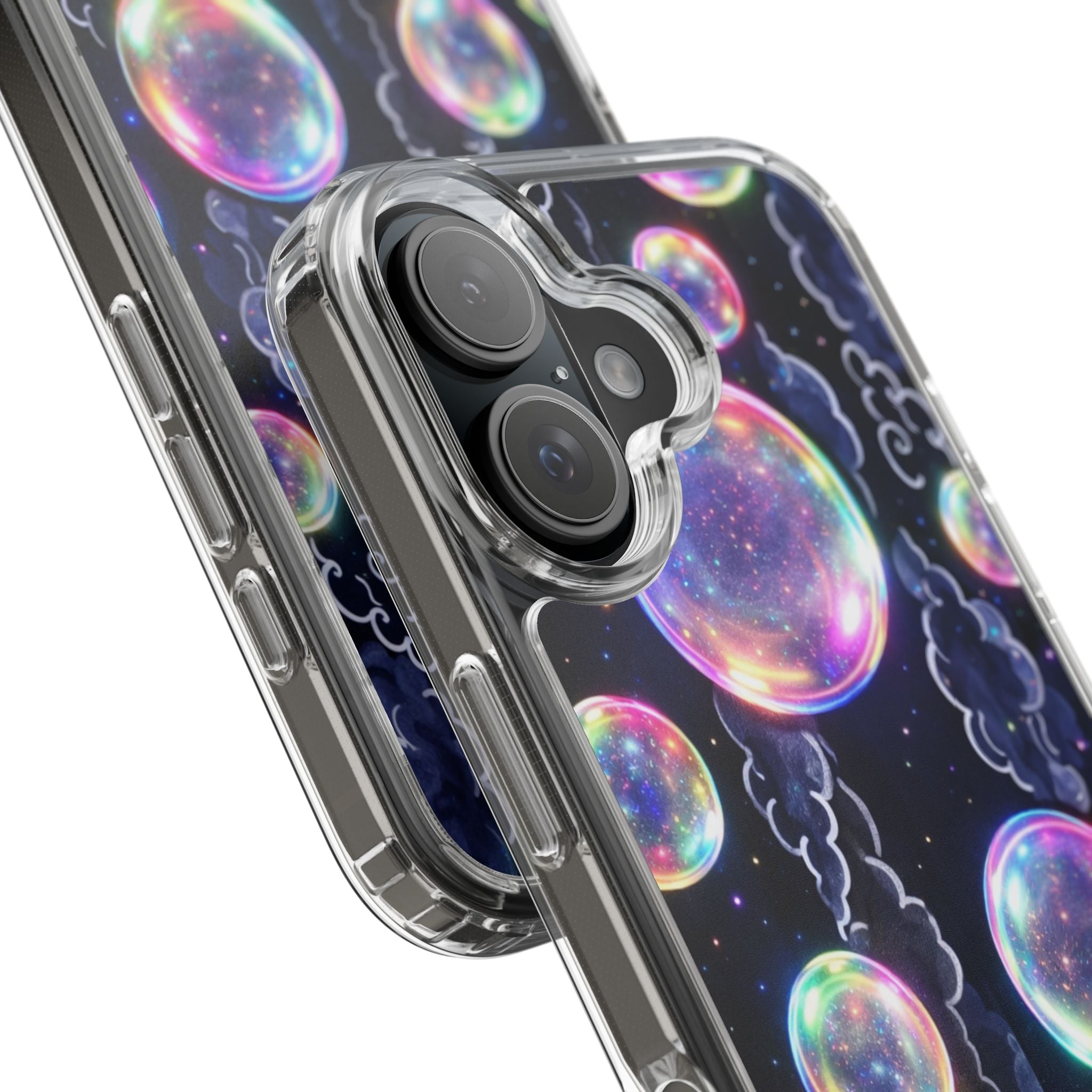 Original Iridescent Bubble Phone Case | Digital Art Aesthetic iPhone Cover