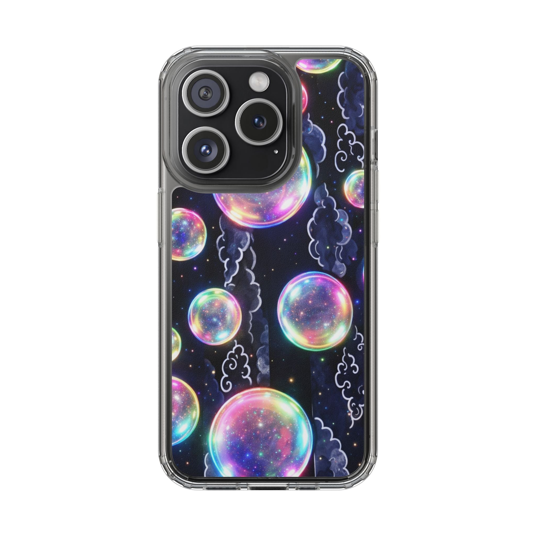 Original Iridescent Bubble Phone Case | Digital Art Aesthetic iPhone Cover