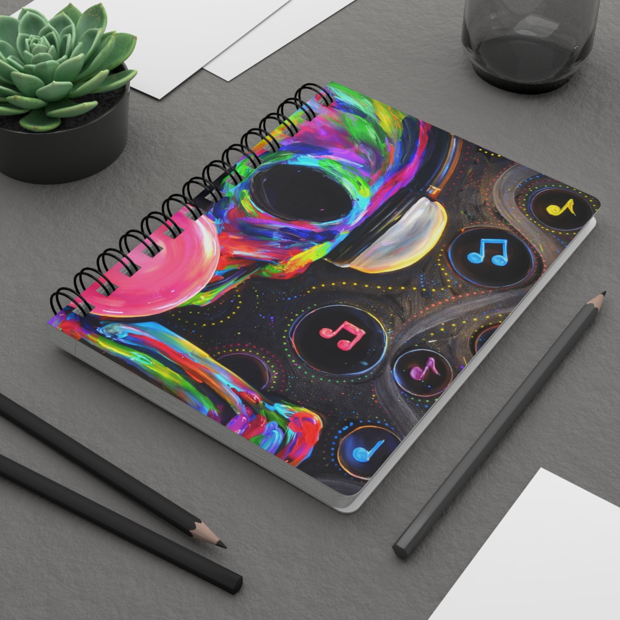 Frequency-A creative mind journal (Spiral-Bound Notebook)
