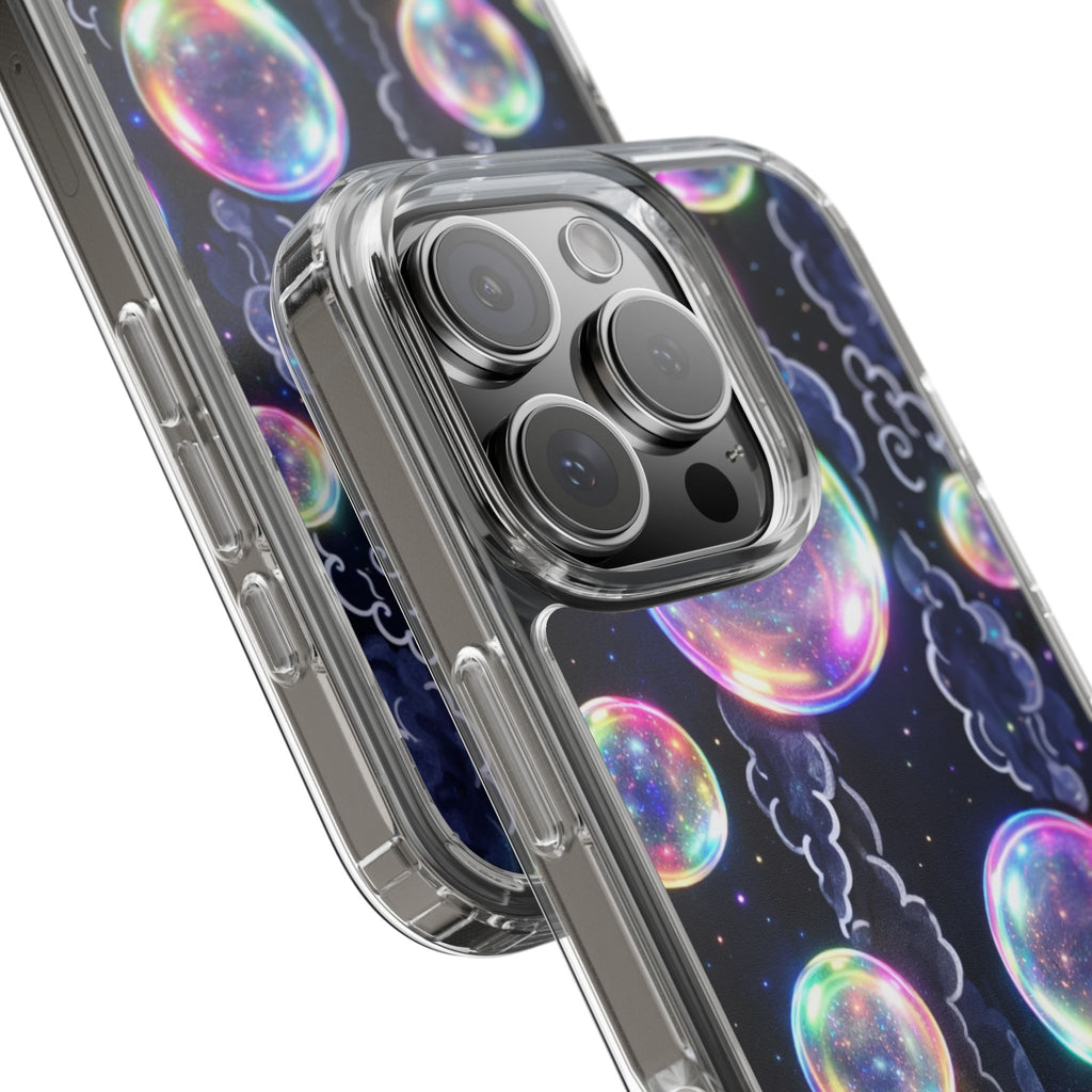Original Iridescent Bubble Phone Case | Digital Art Aesthetic iPhone Cover