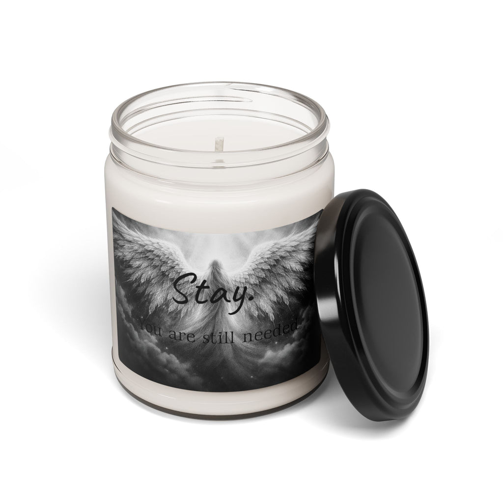 stay you're still needed-Scented Apple Soy Candle, 9oz