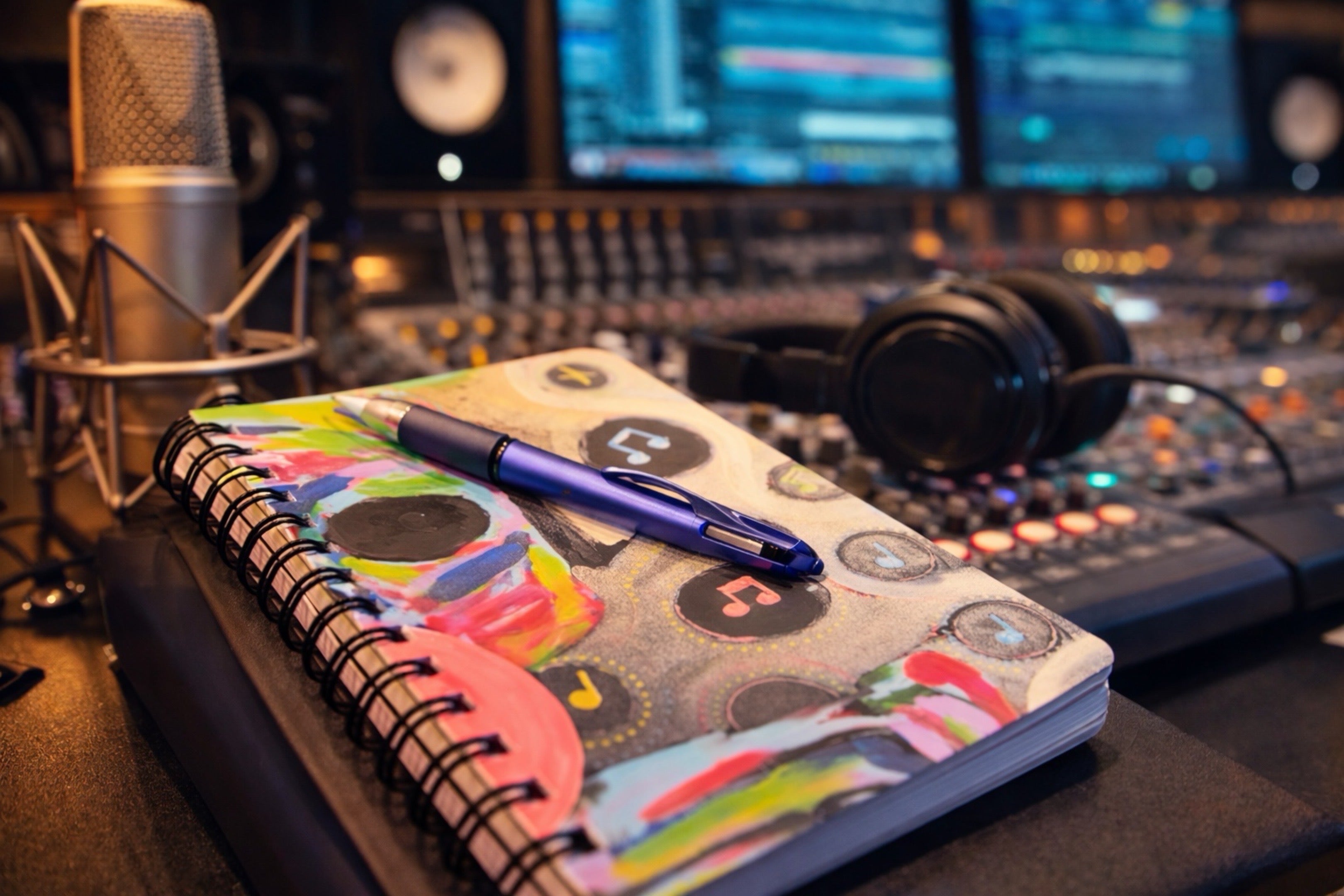 Frequency-A creative mind journal (Spiral-Bound Notebook)