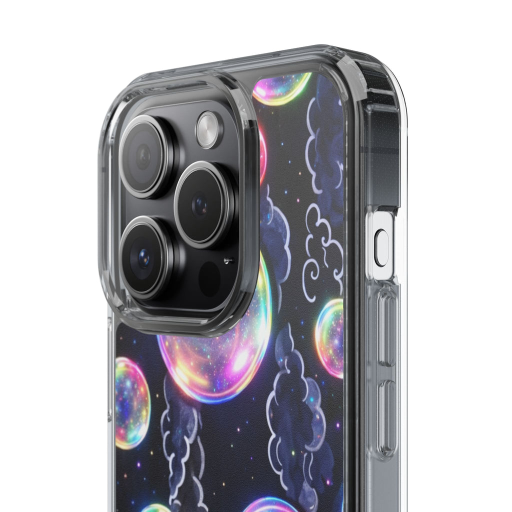 Original Iridescent Bubble Phone Case | Digital Art Aesthetic iPhone Cover