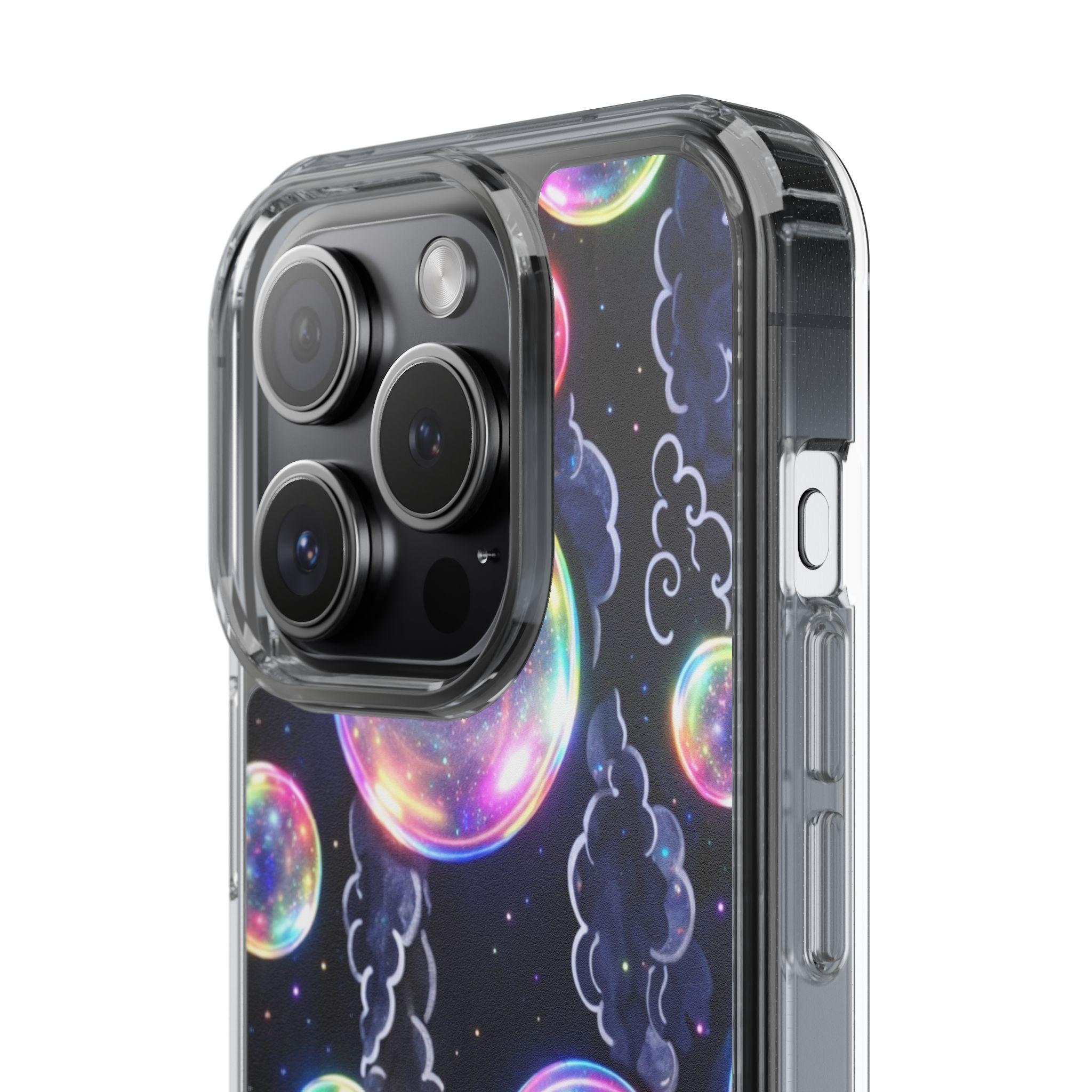 Original Iridescent Bubble Phone Case | Digital Art Aesthetic iPhone Cover