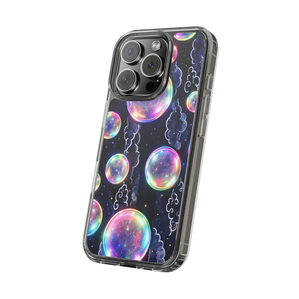Original Iridescent Bubble Phone Case | Digital Art Aesthetic iPhone Cover
