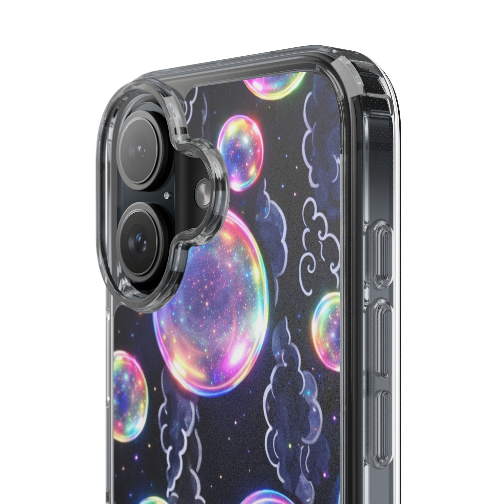 Original Iridescent Bubble Phone Case | Digital Art Aesthetic iPhone Cover