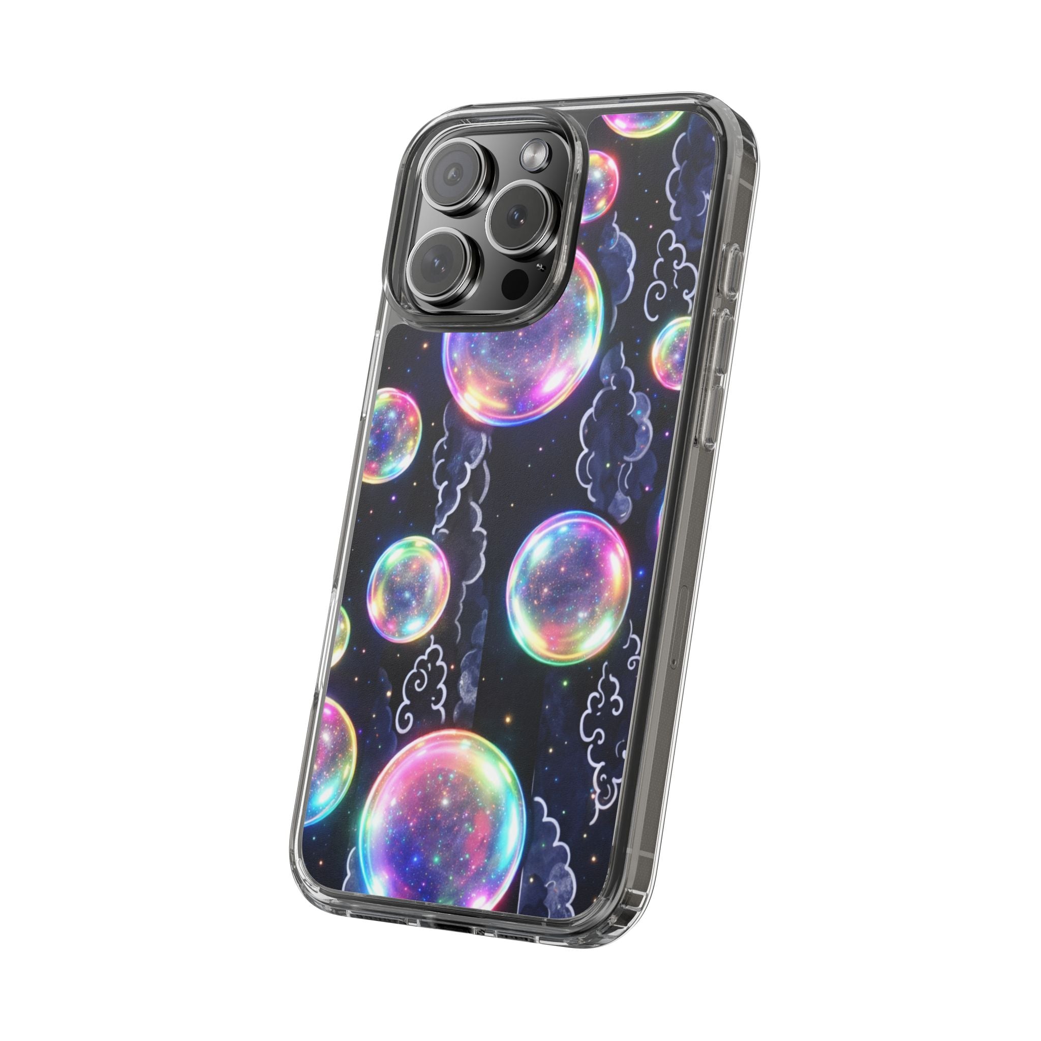 Original Iridescent Bubble Phone Case | Digital Art Aesthetic iPhone Cover