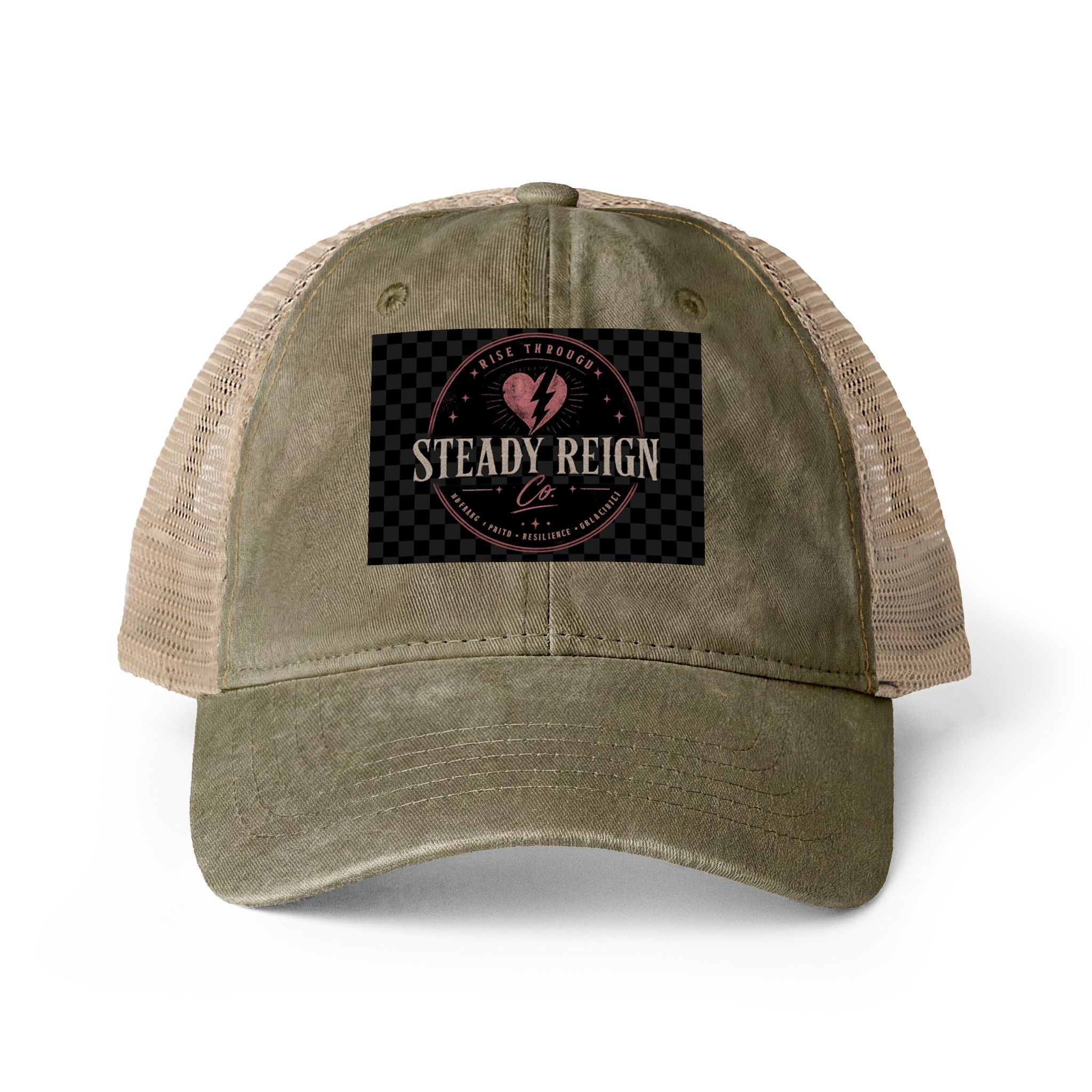 Women's Washed Mesh-Back Cap