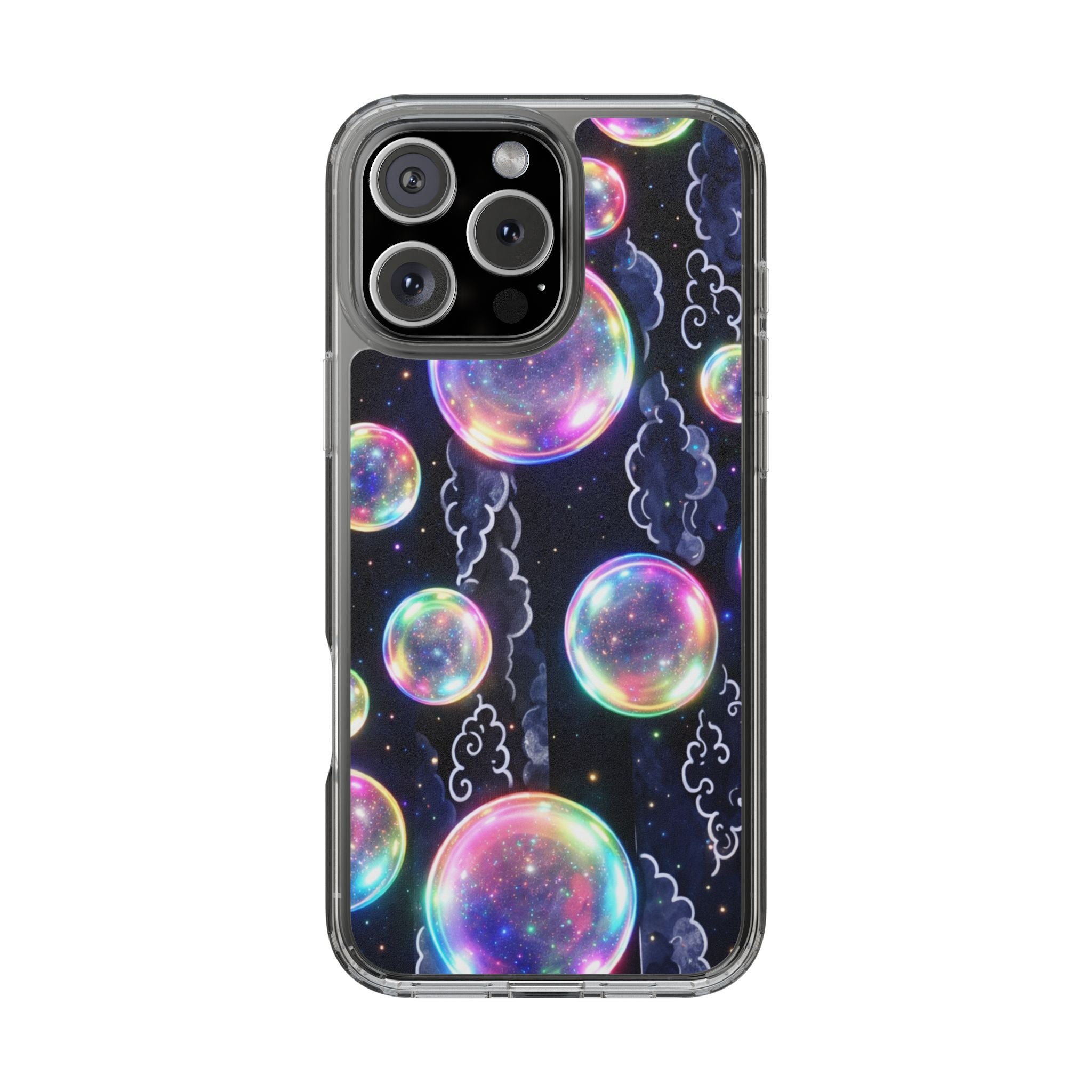 Original Iridescent Bubble Phone Case | Digital Art Aesthetic iPhone Cover
