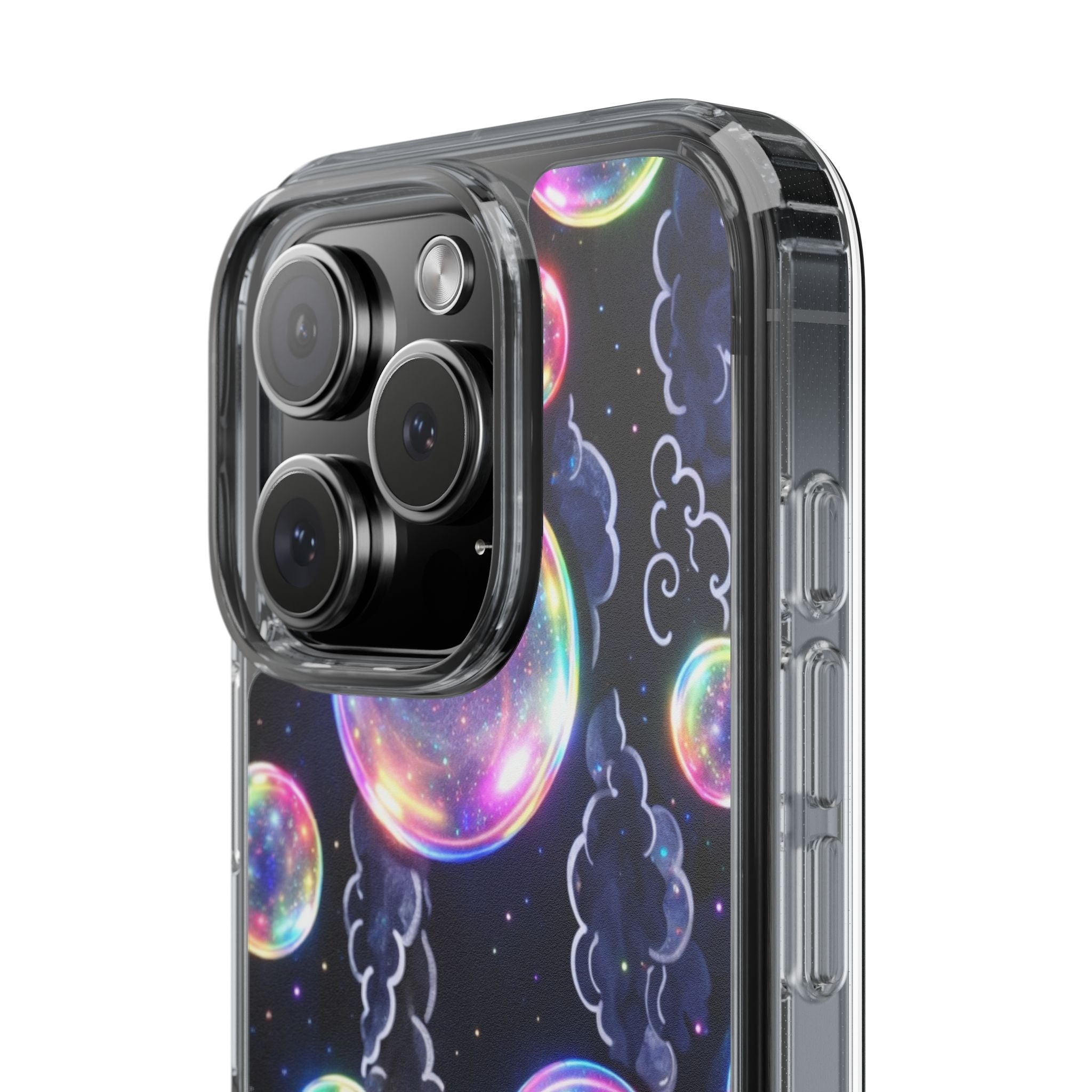 Original Iridescent Bubble Phone Case | Digital Art Aesthetic iPhone Cover