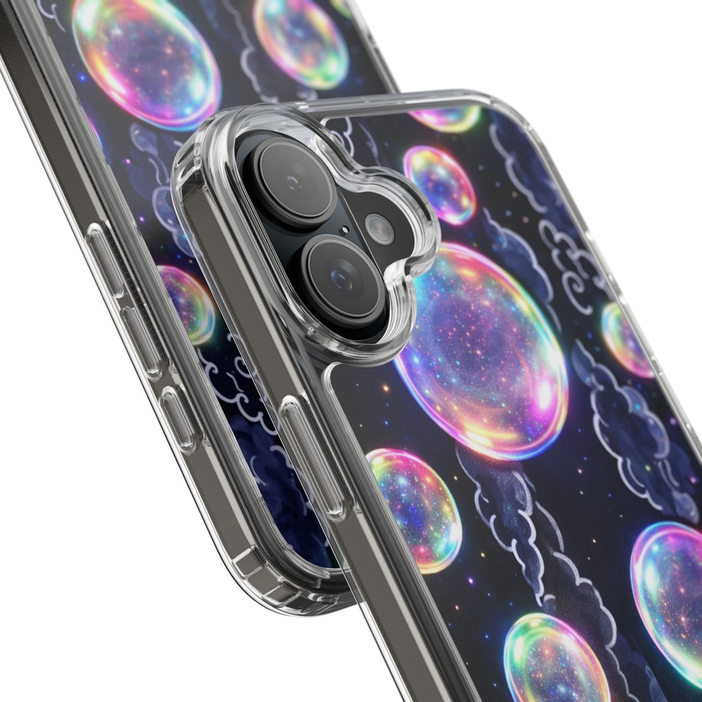 Original Iridescent Bubble Phone Case | Digital Art Aesthetic iPhone Cover