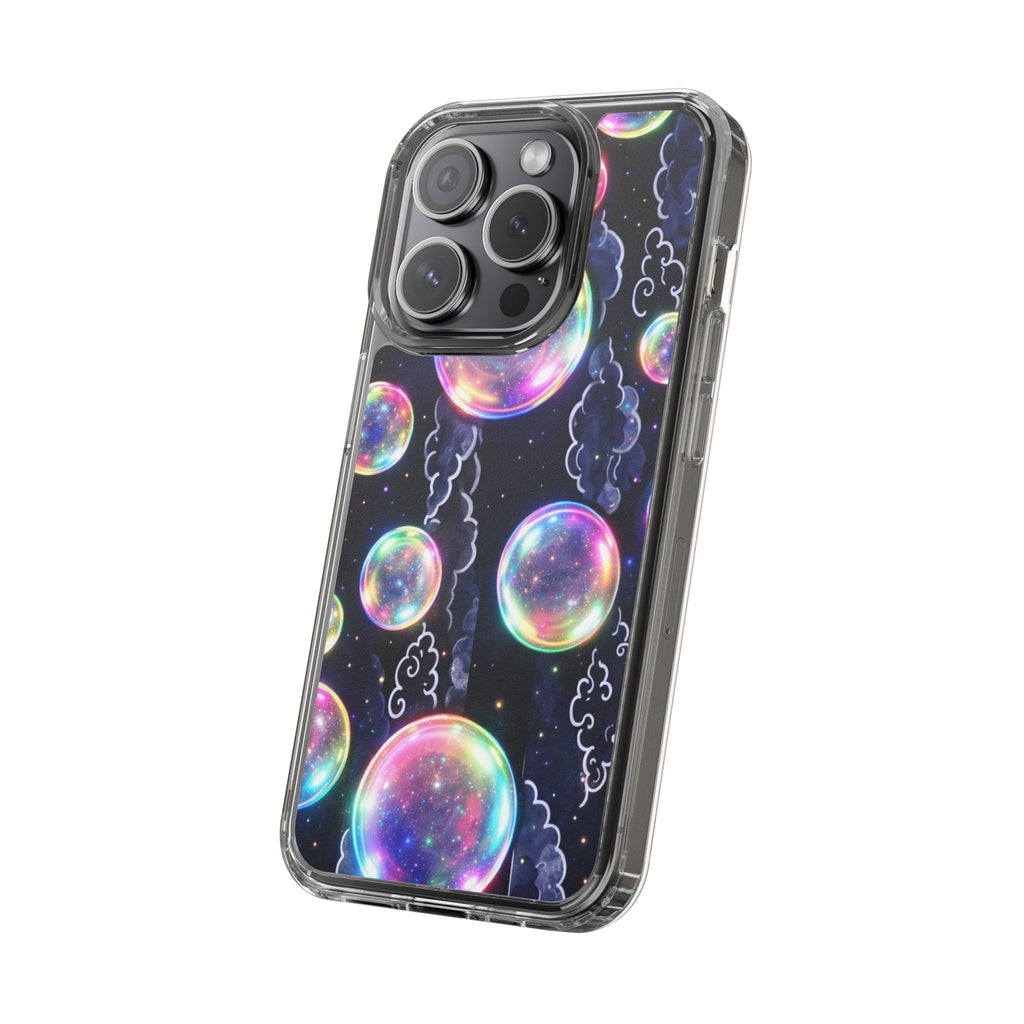 Original Iridescent Bubble Phone Case | Digital Art Aesthetic iPhone Cover