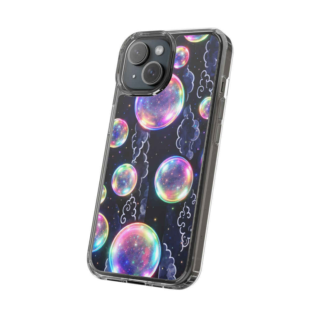 Original Iridescent Bubble Phone Case | Digital Art Aesthetic iPhone Cover