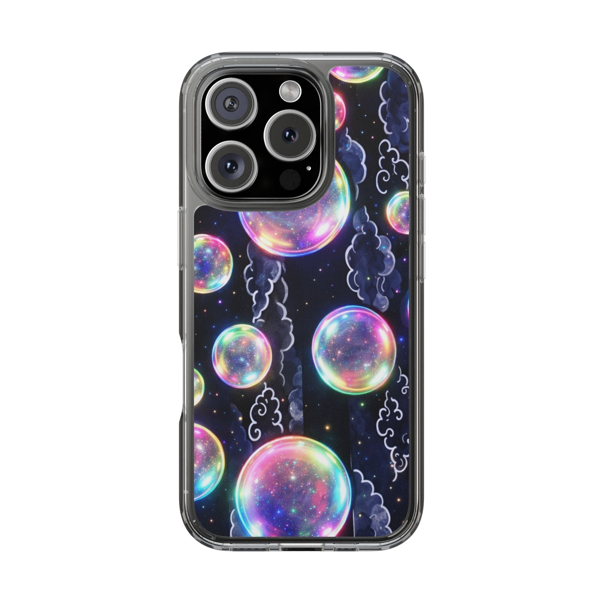 Original Iridescent Bubble Phone Case | Digital Art Aesthetic iPhone Cover